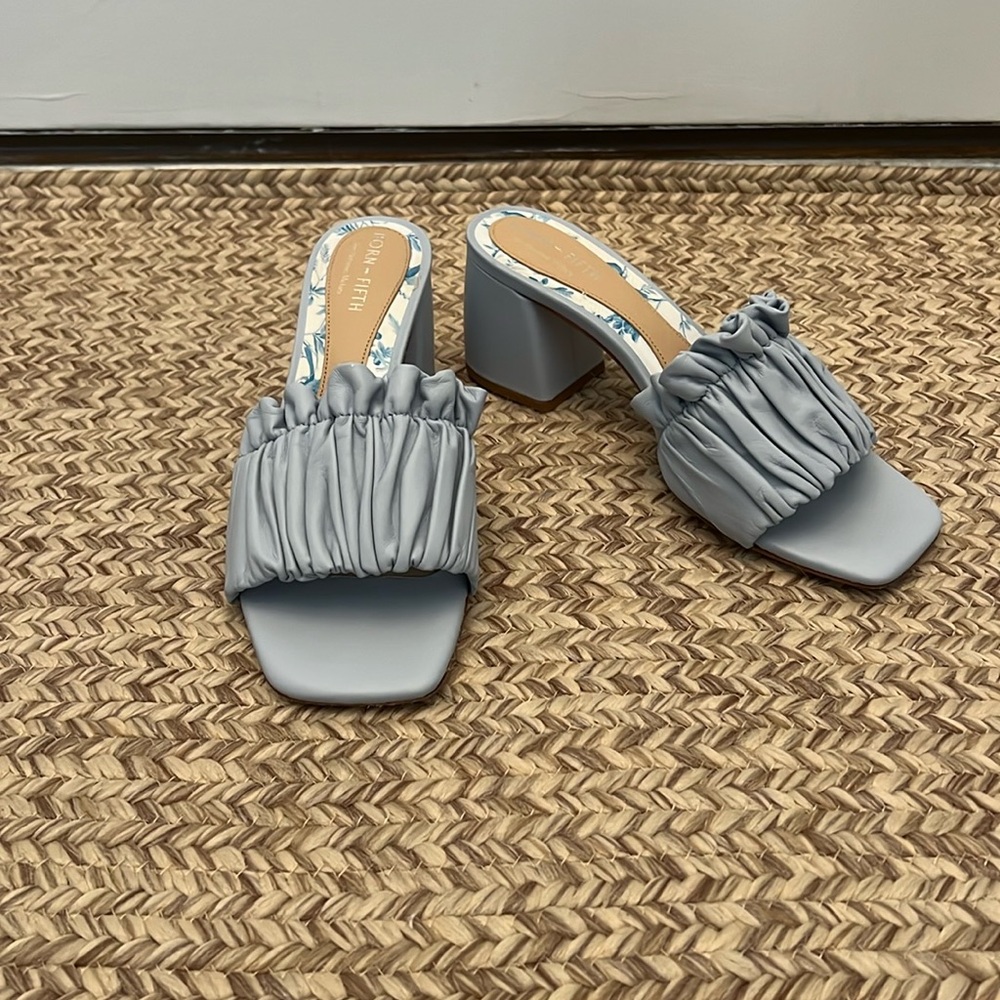 Light blue born on fifth sandals size 6.5. Worn once